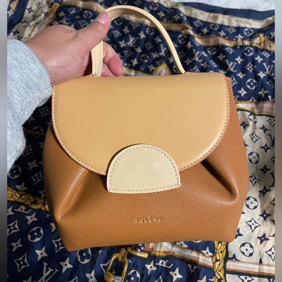 Polene Tan and Cream Mini Bag - Picture 10 of 11